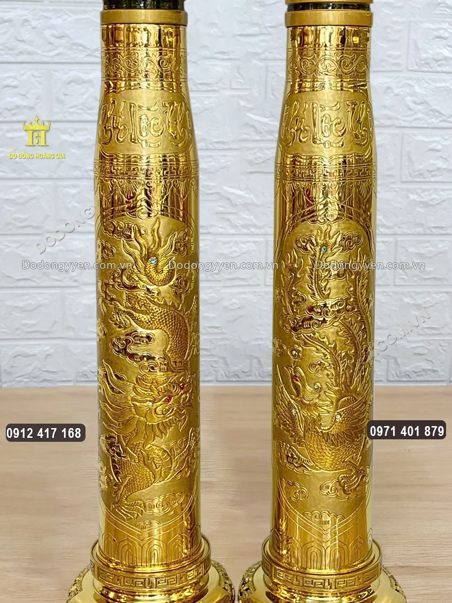 Phần th&acirc;n được mạ v&agrave;ng 24K sang trọng